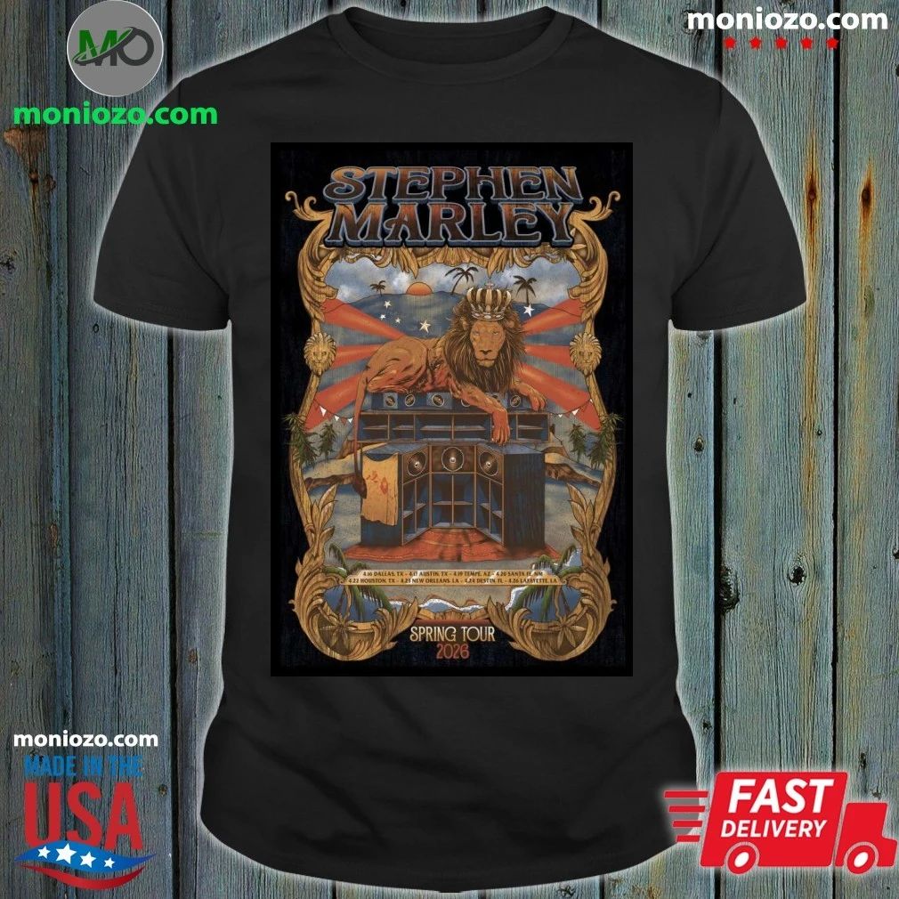Original Stephen Marley Spring 2026 Shows Poster Shirt