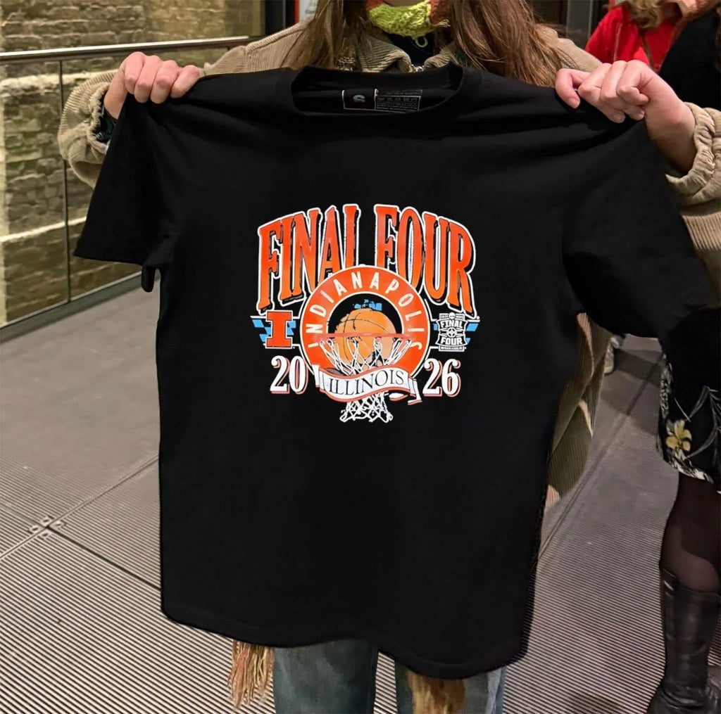 Illinois basketball final four indy vintage shirt