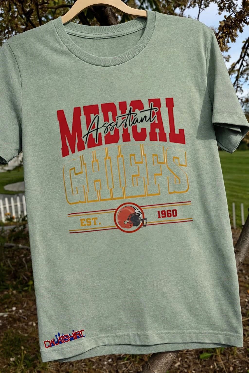 Medical Assistant Chiefs Est. 1960 Football Helmet shirt