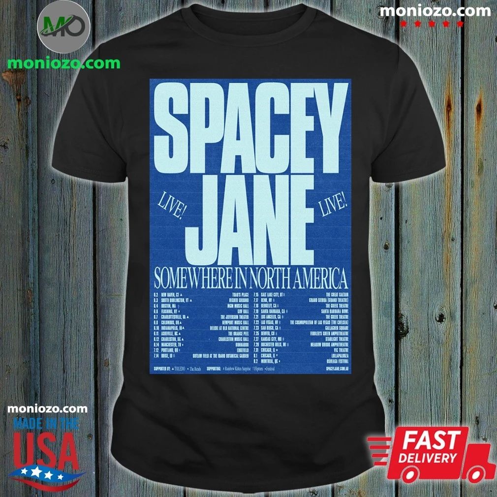Spacey Jane Live North America 2026 Poster Shirt