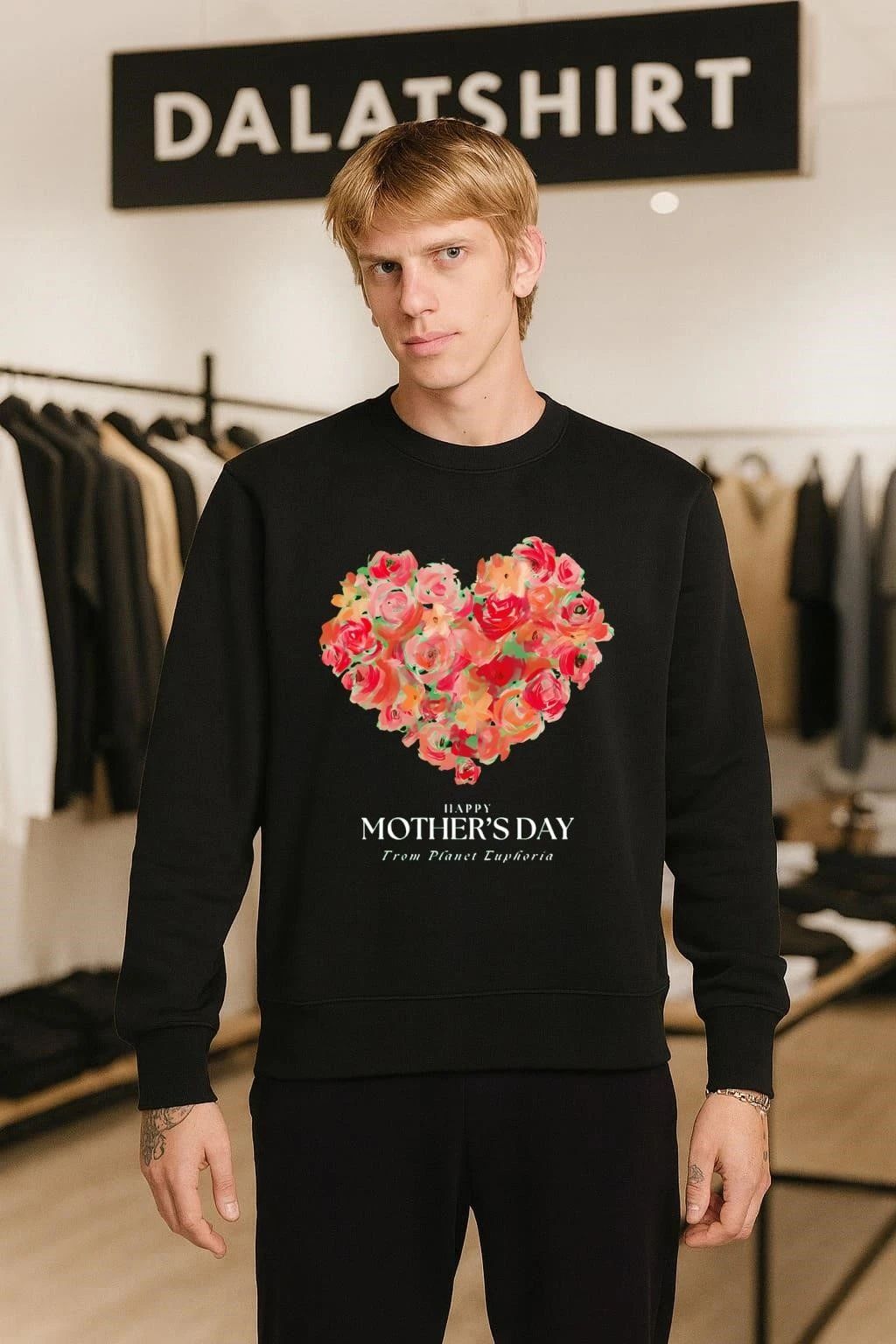 Happy Mother’s Day From Planet Euphoria Floral Heart shirt