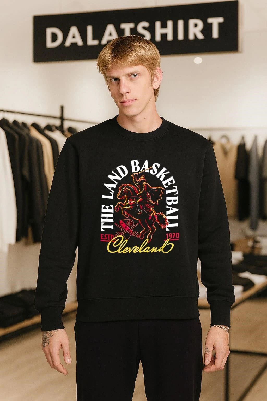 The Land Basketball Cleveland Cavaliers Cavalier Mascot Established 1970 shirt