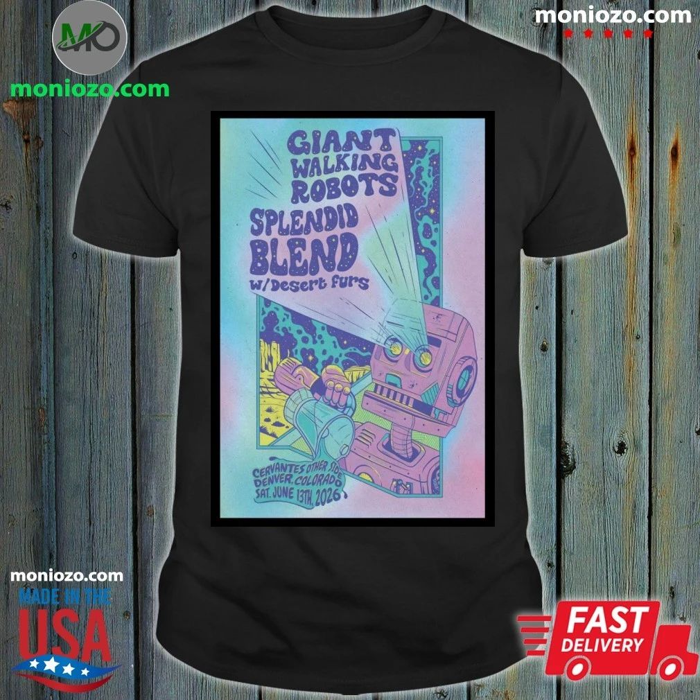 Giant Walking Robots Denver Cervantes’ Other Side 06 13 2026 Poster Shirt