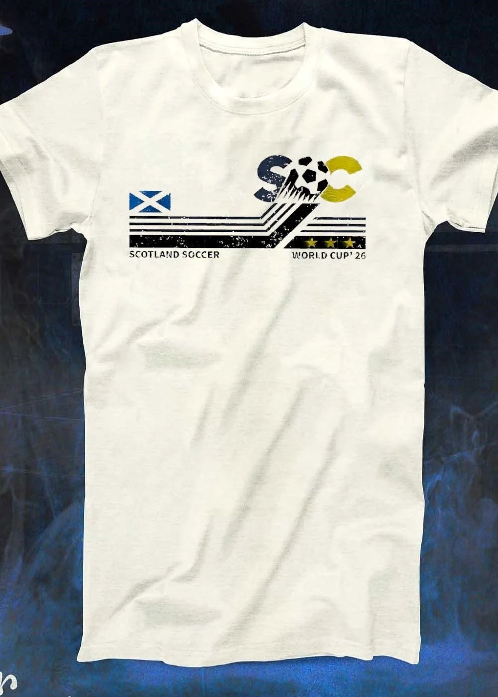 Scotland Soccer World Cup 2026 Saltire Flag shirt