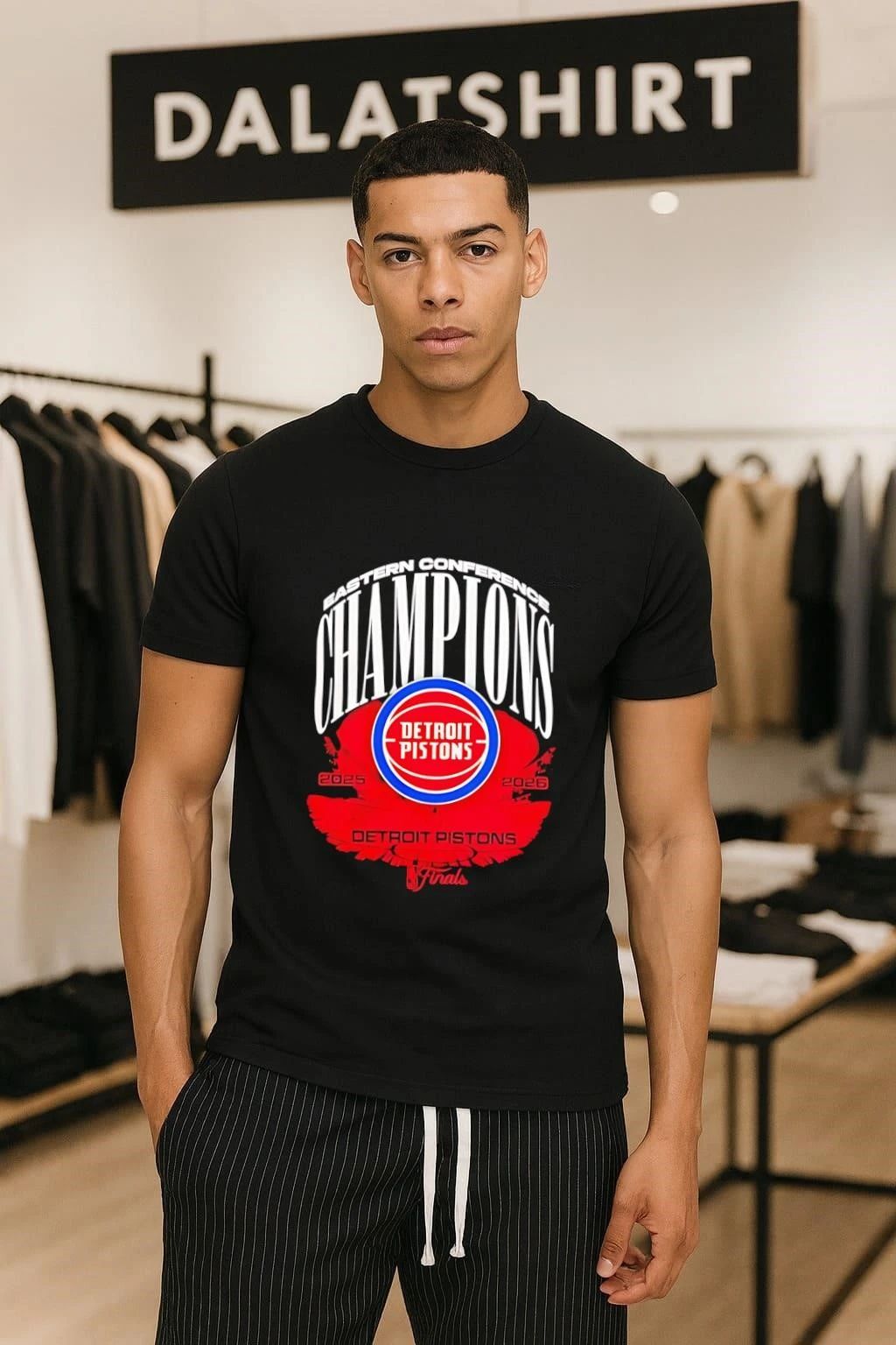 Detroit Pistons 2026 Eastern Conference Champions Final shirt