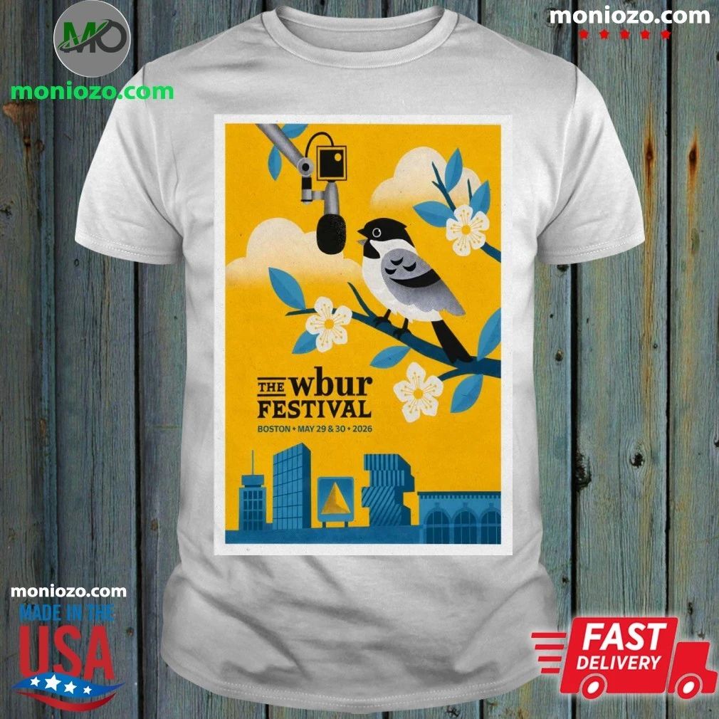 The Wbur Festival In Boston MA On May 29-30 2026 Poster Shirt
