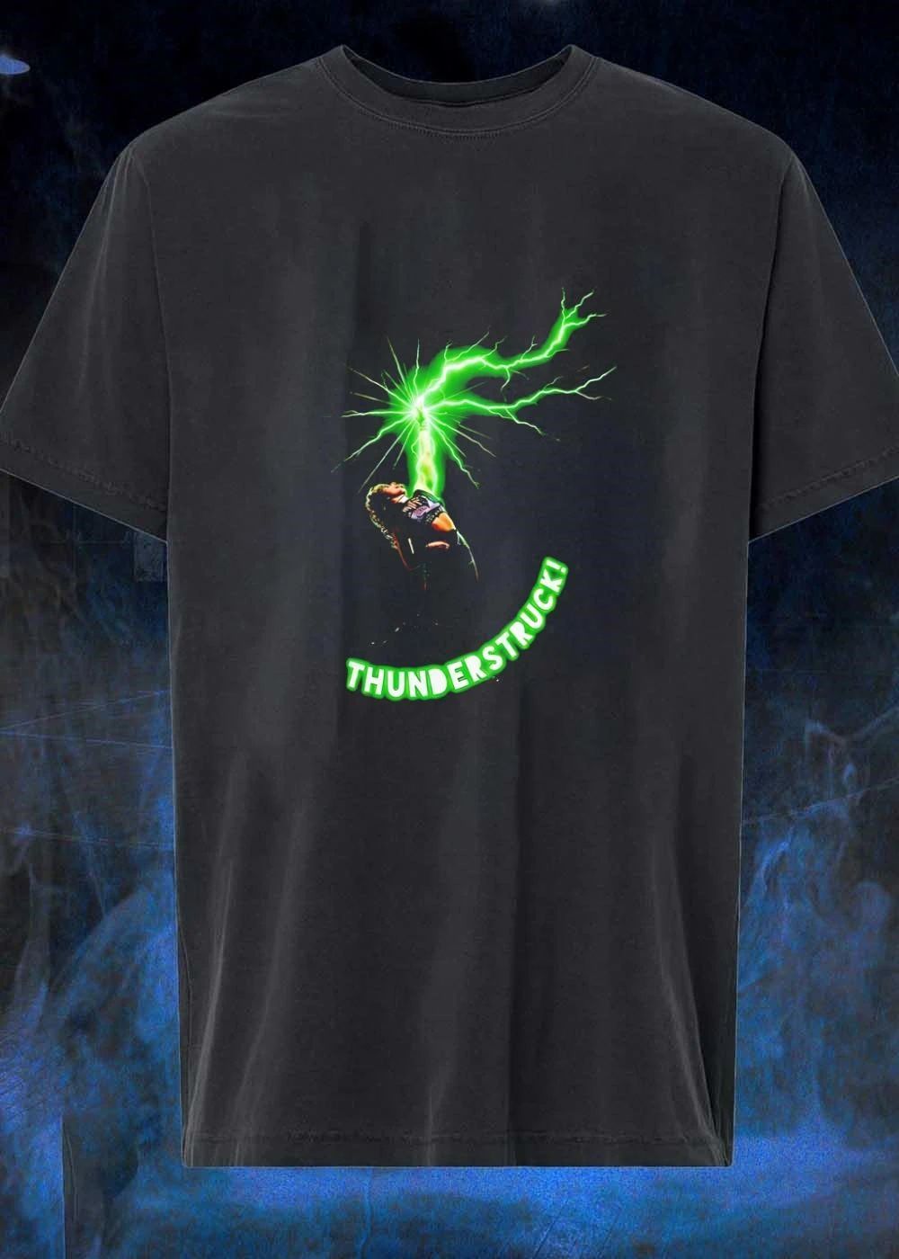 Thunderstruck Green Lightning Female Wrestler shirt