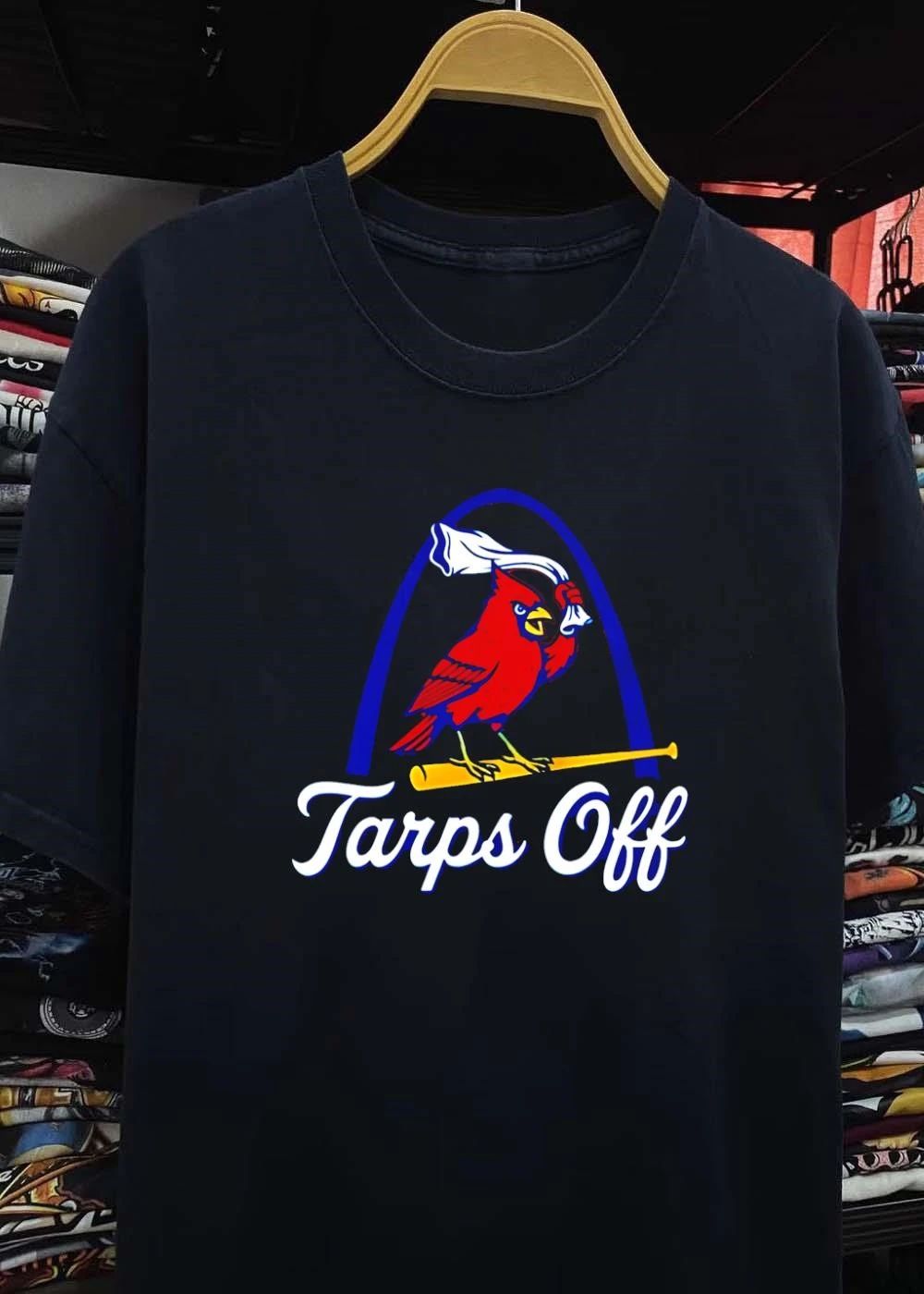 Tarps Off St Louis Cardinals Arch Baseball Mascot shirt