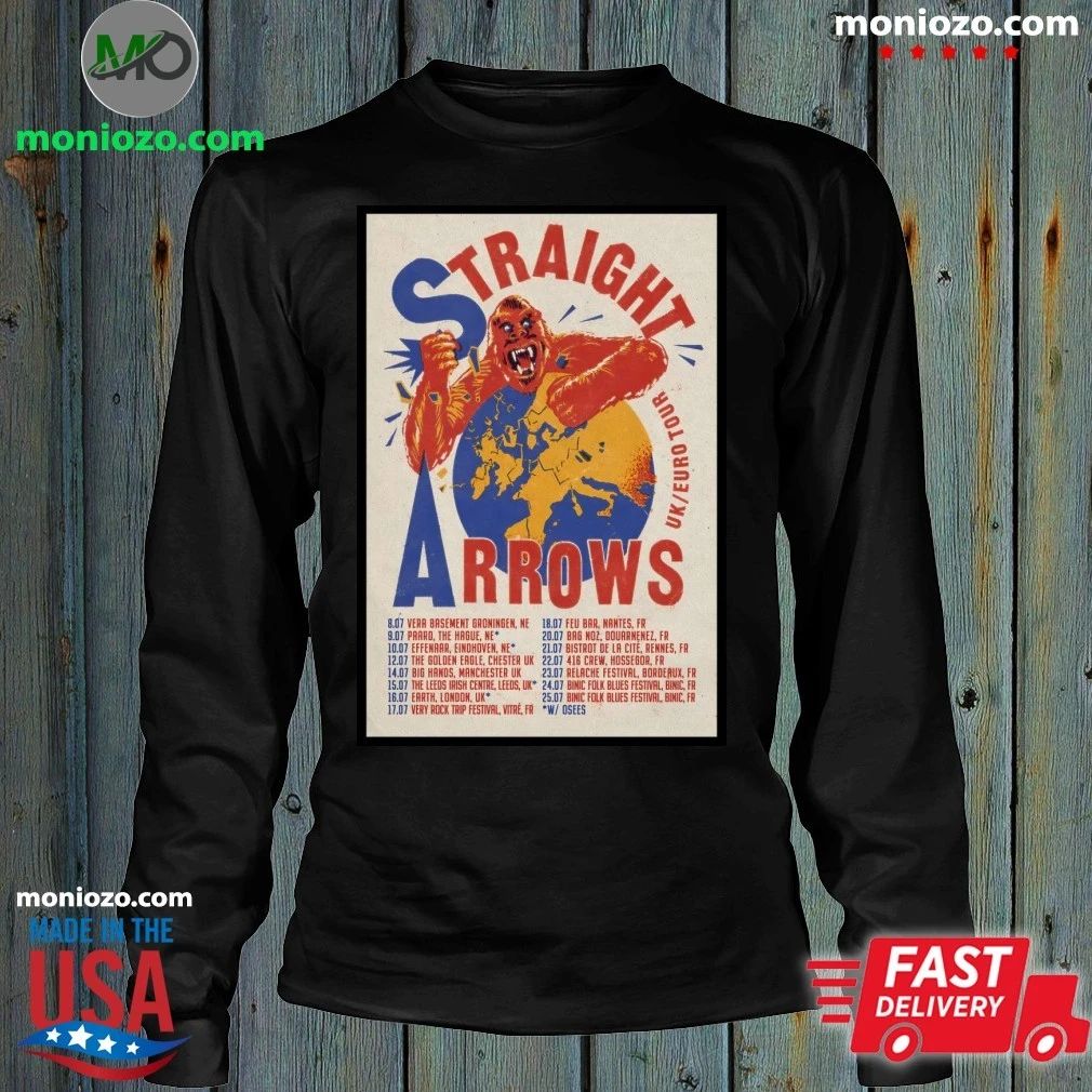 STRAIGHT ARROWS EURO UK TOUR 2026 Poster Shirt