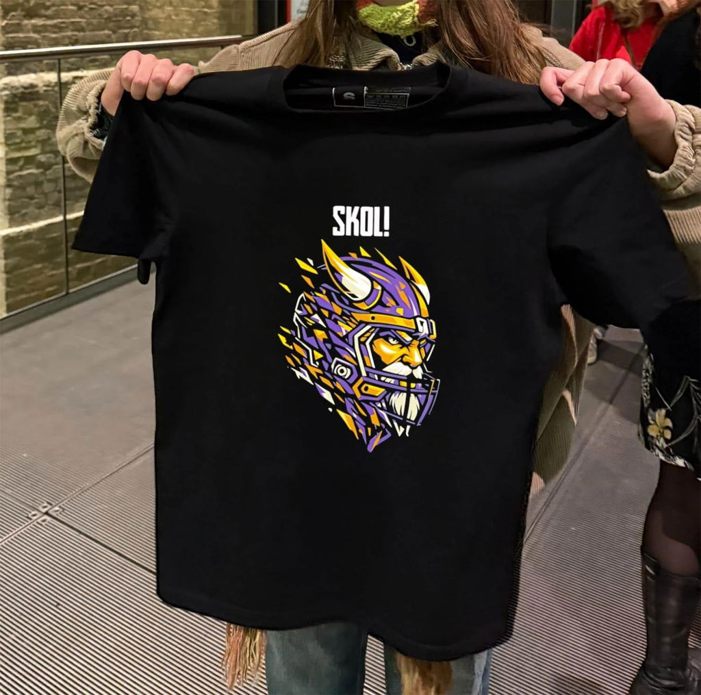 Skol Viking Football Warrior helmet shirt