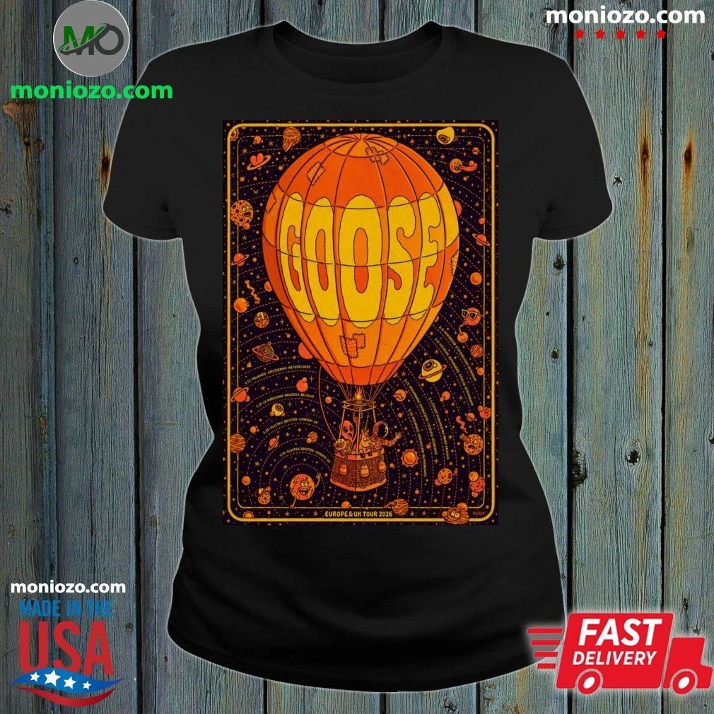 Original Poster Goose EU UK Tour 2026 Shirt