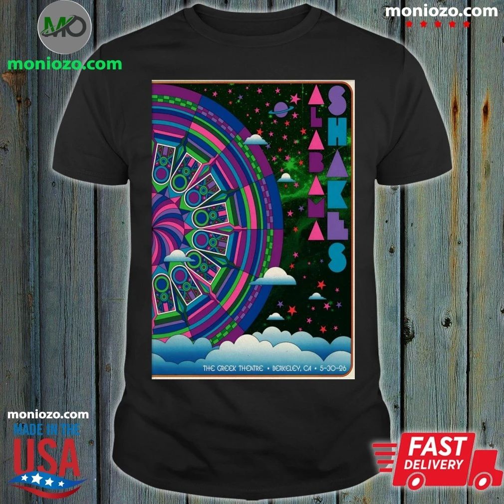 Alabama Shakes In Berkeley CA May 30 2026 Tour Poster Shirt