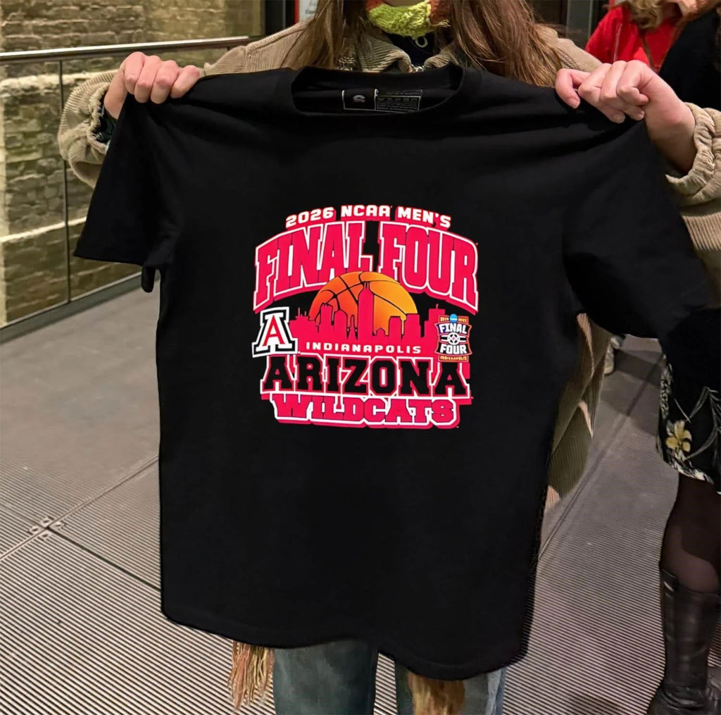 Arizona Wildcats 2026 NCAA Men’s Basketball Final Four Bound city skyline shirt