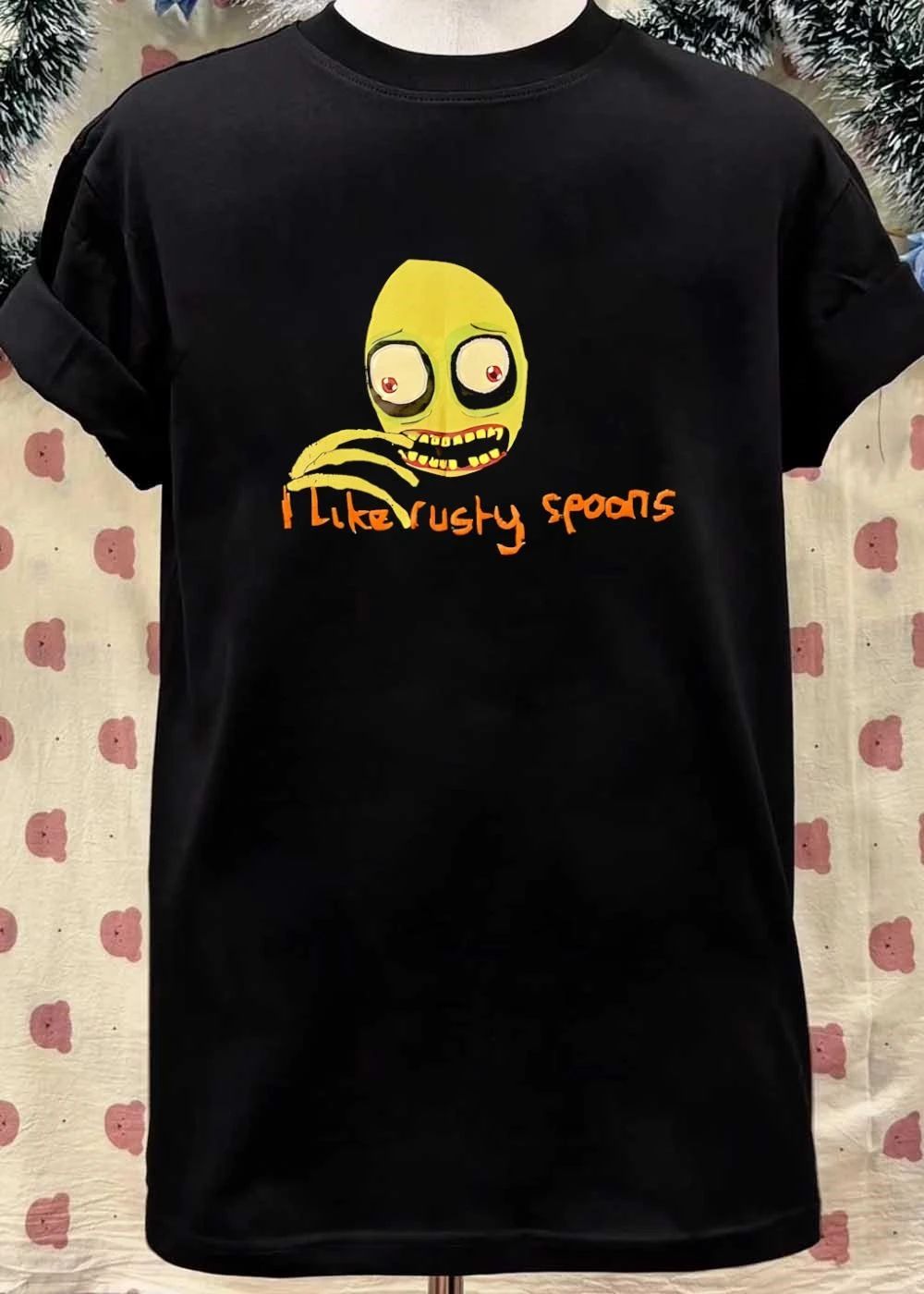 Salad Fingers I Like Rusty Spoons Creepy Cartoon shirt