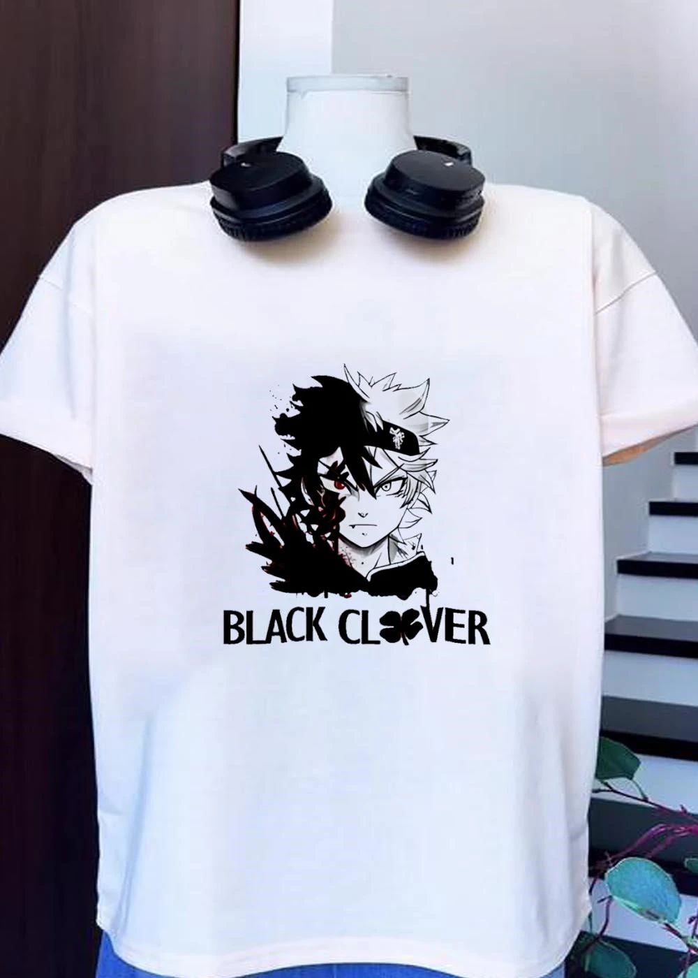 Black Clover Asta Split Demon Form Never Give Up Anime Manga Future Arc 2026 Shirt