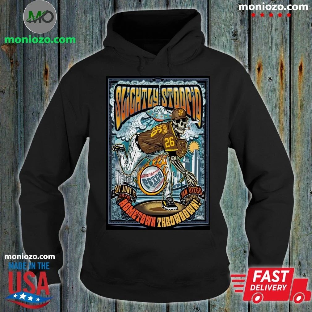 Original Slightly Stoopid San Diego CA Tour On June 13 2026 Poster T-Shirt