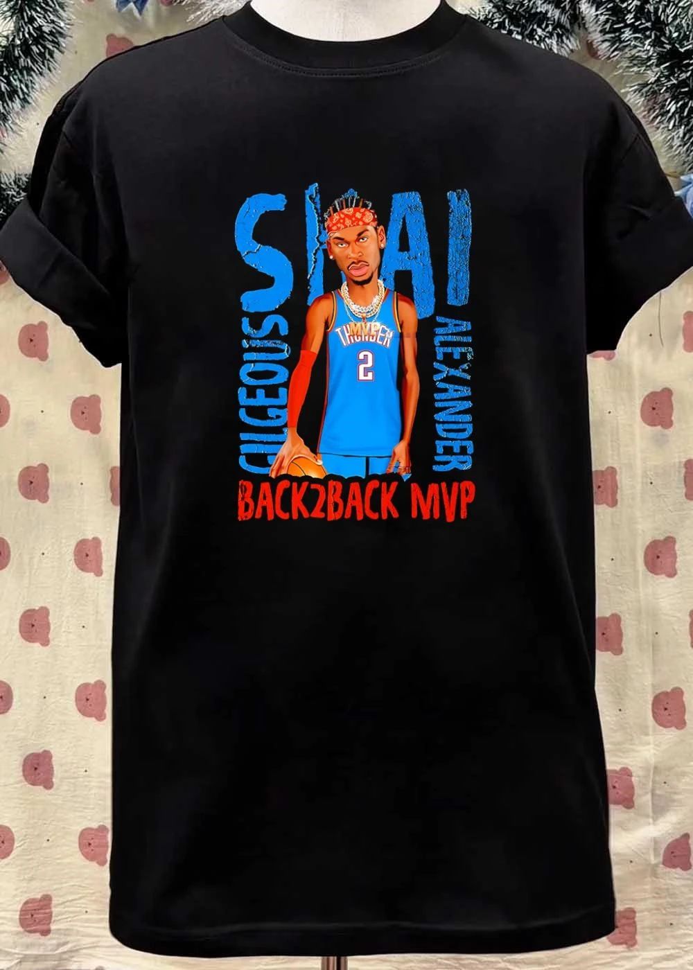 Shai Gilgeous Alexander Back 2 Back MVP Oklahoma City Basketball shirt