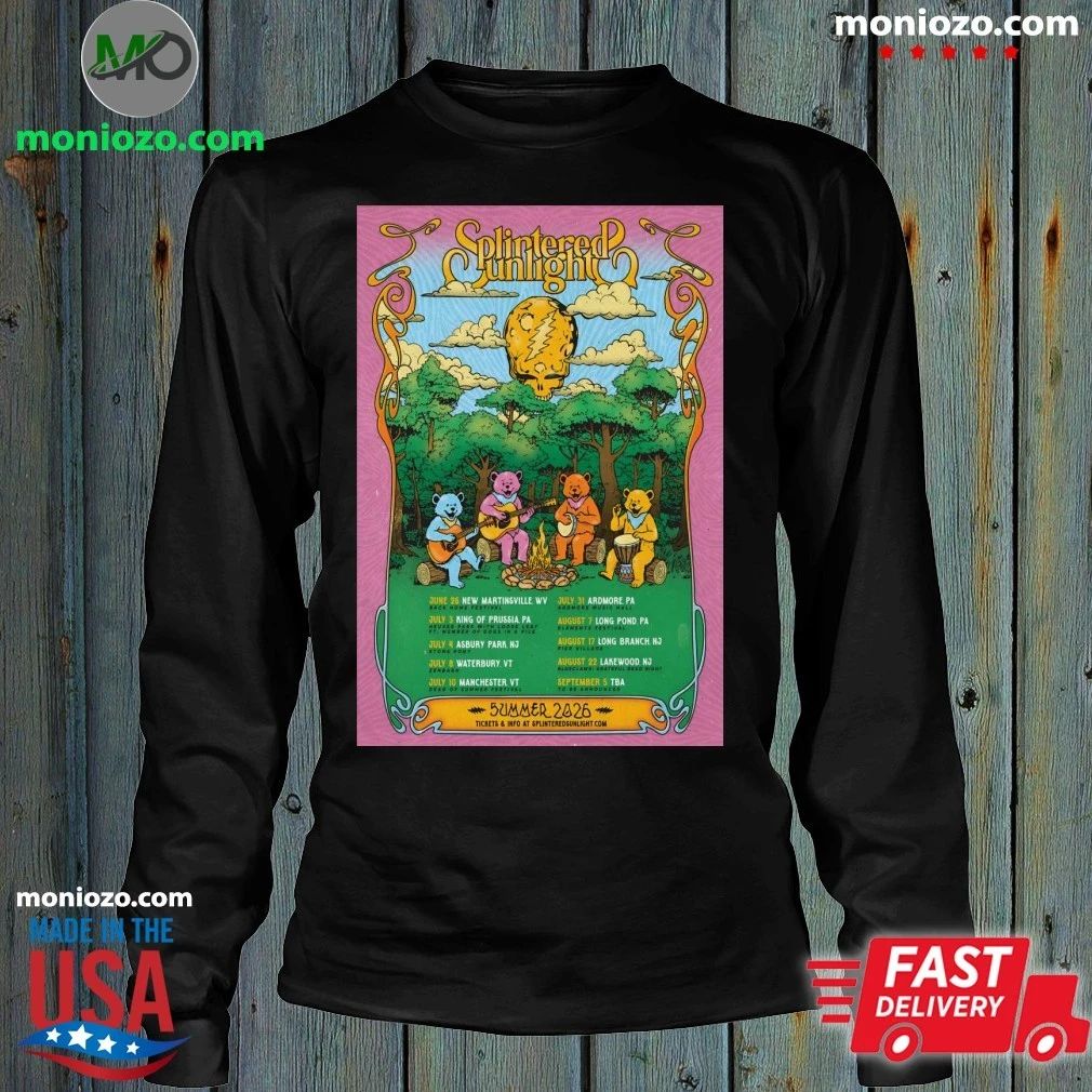 Poster Splintered Sunlight Summer Tour 2026 Shirt