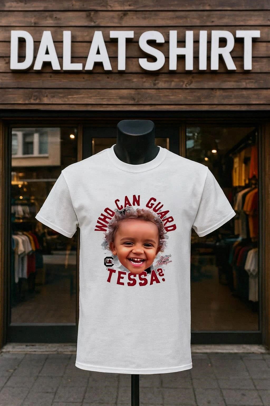 Chloe kitts who can guard tessa shirt