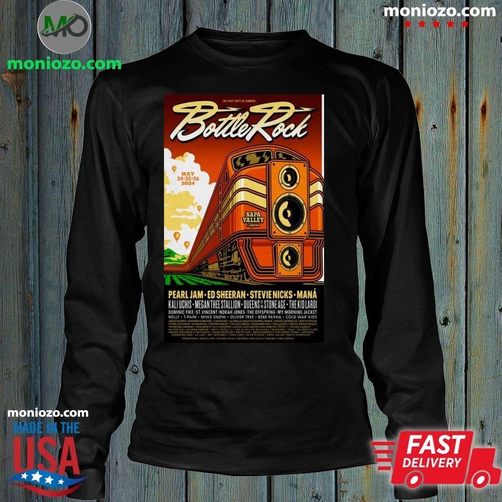 Original BottleRock Napa Music Hall in Napa, CA May 22-26 2026 Poster Shirt
