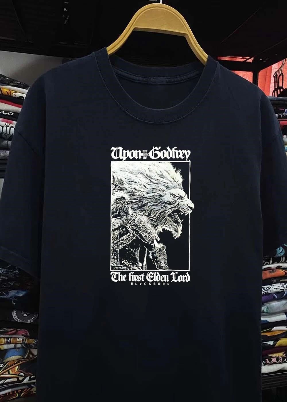 Upon my name as Godfrey The first Elden Lord Lion shirt