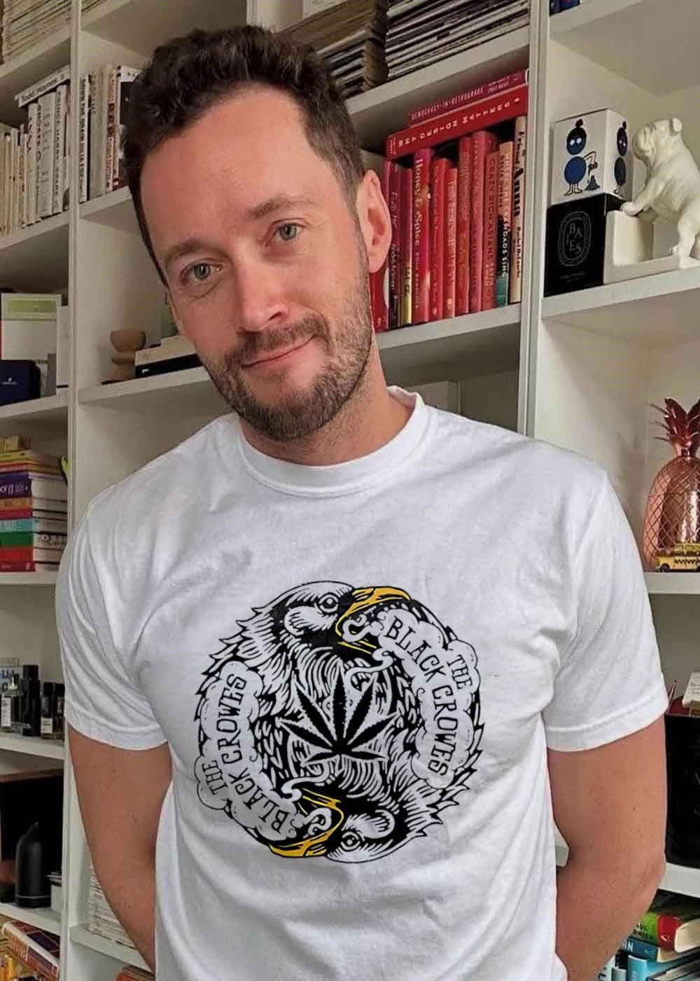 The Black Crowes Eagle Cannabis Marijuana Leaf Logo shirt
