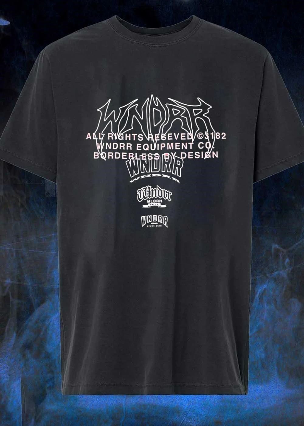 Wndrr Distorted Outline Logo T-Shirt