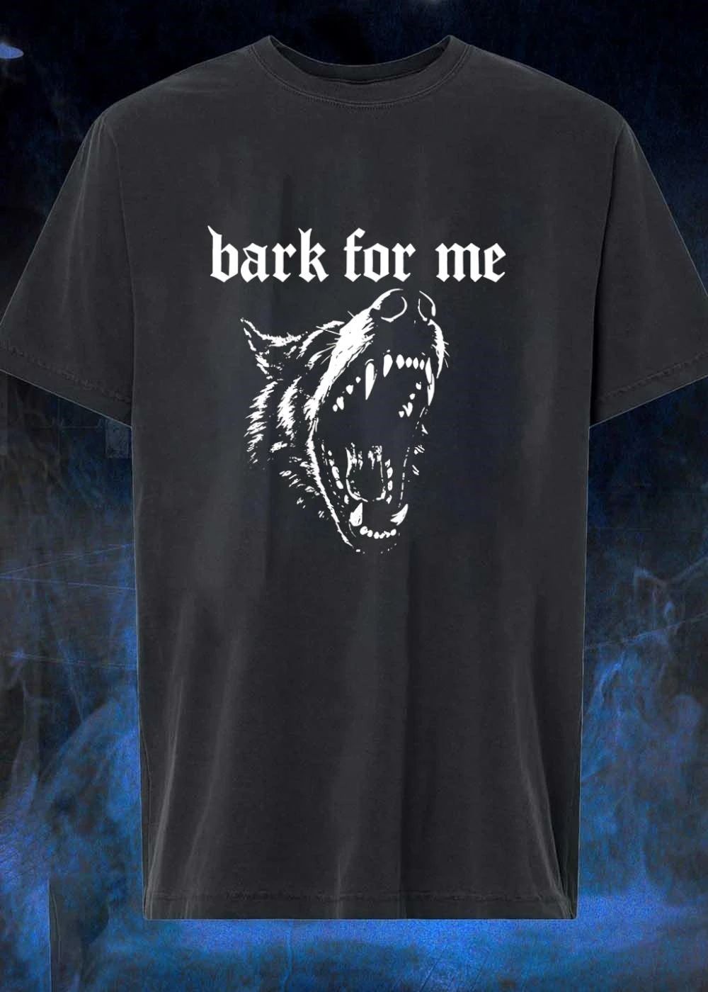 Bark For Me Snarling Wolf Head T-Shirt
