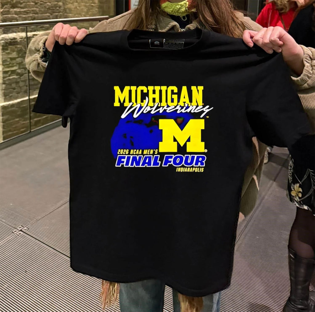 Michigan Wolverines 2026 NCAA Men’s Final Four basketball vintage shirt