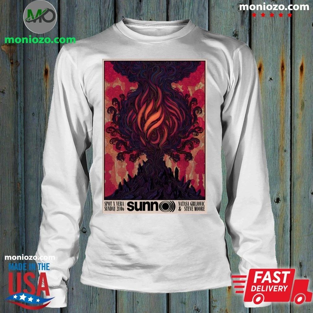Sunn O))) Jun 21 2026 In Groningen Netherlands Poster Shirt
