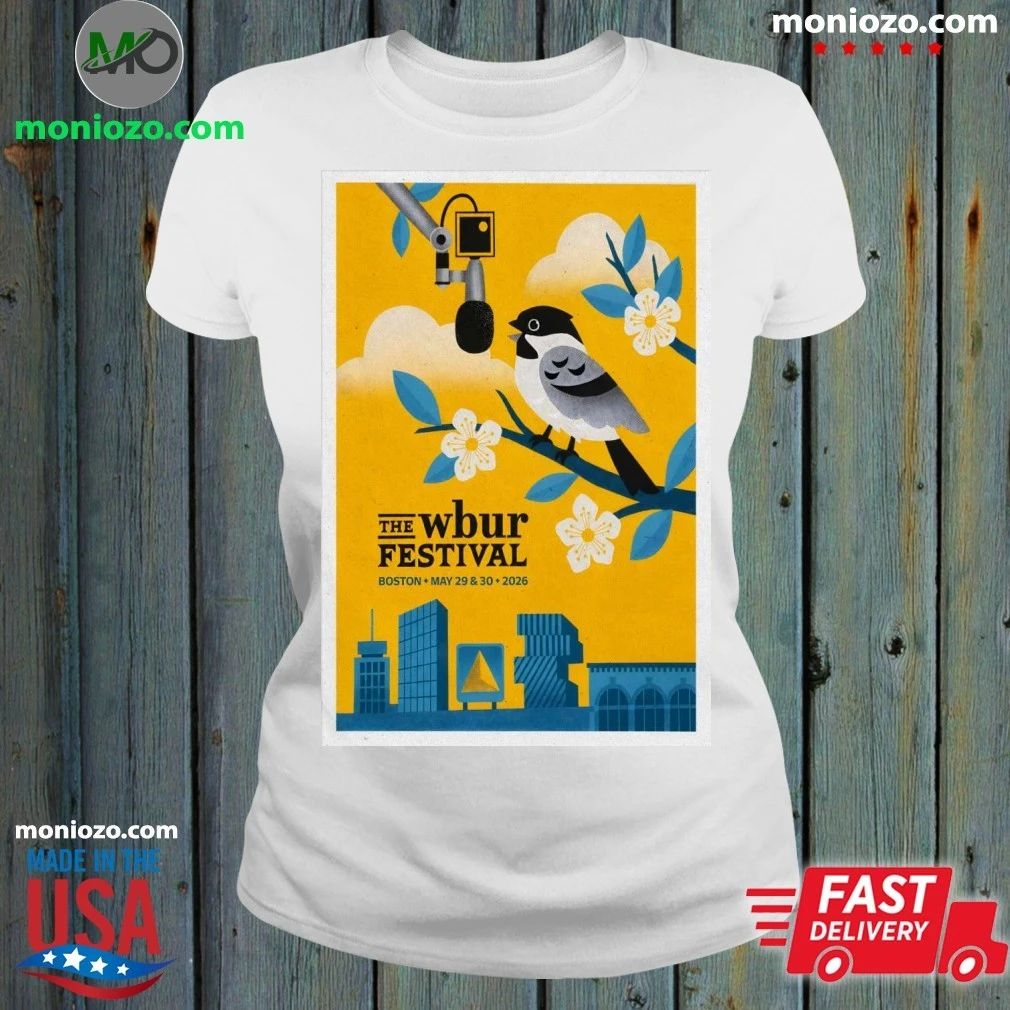 The Wbur Festival In Boston MA On May 29-30 2026 Poster Shirt