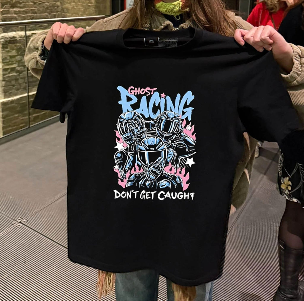 Ghost Racing Don’t Get Caught Bikers Helmet shirt