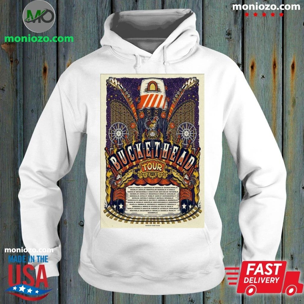Original Buckethead Tour 2026 Poster Shirt