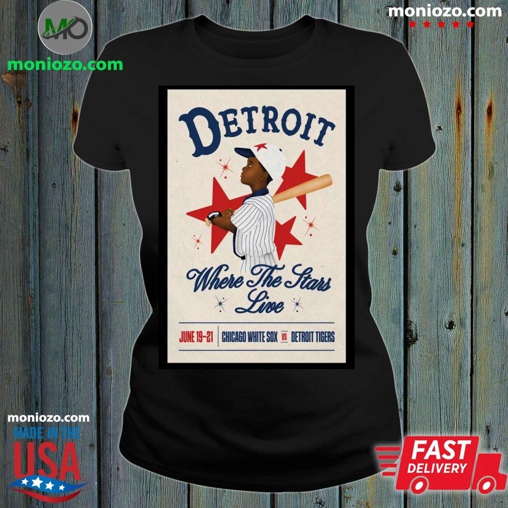 Original White Sox vs. Tigers 2026 Poster Baseball Game Day Shirt