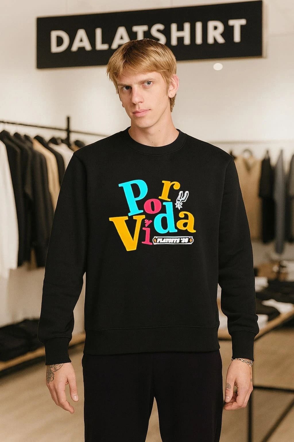 San Antonio Spurs Por Vida Playoffs ’26 shirt