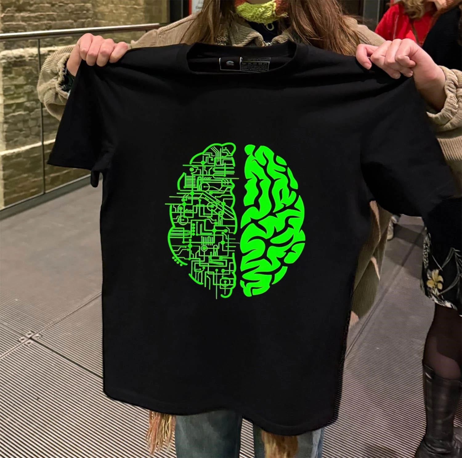 Human Brain Circuitry Mind vs Machine Dual Personality shirt