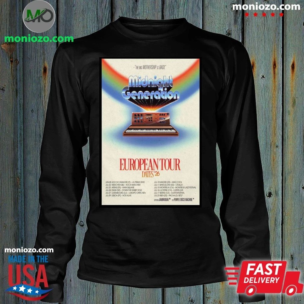 Poster Midnight Generation European Tour 26 Shirt