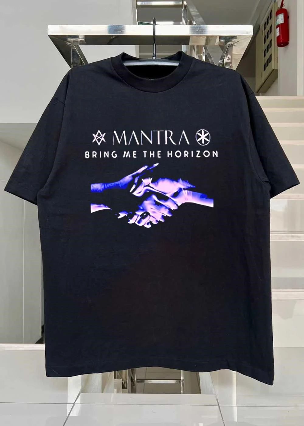 Mantra Bring Me The Horizon Handshake Logo Band shirt