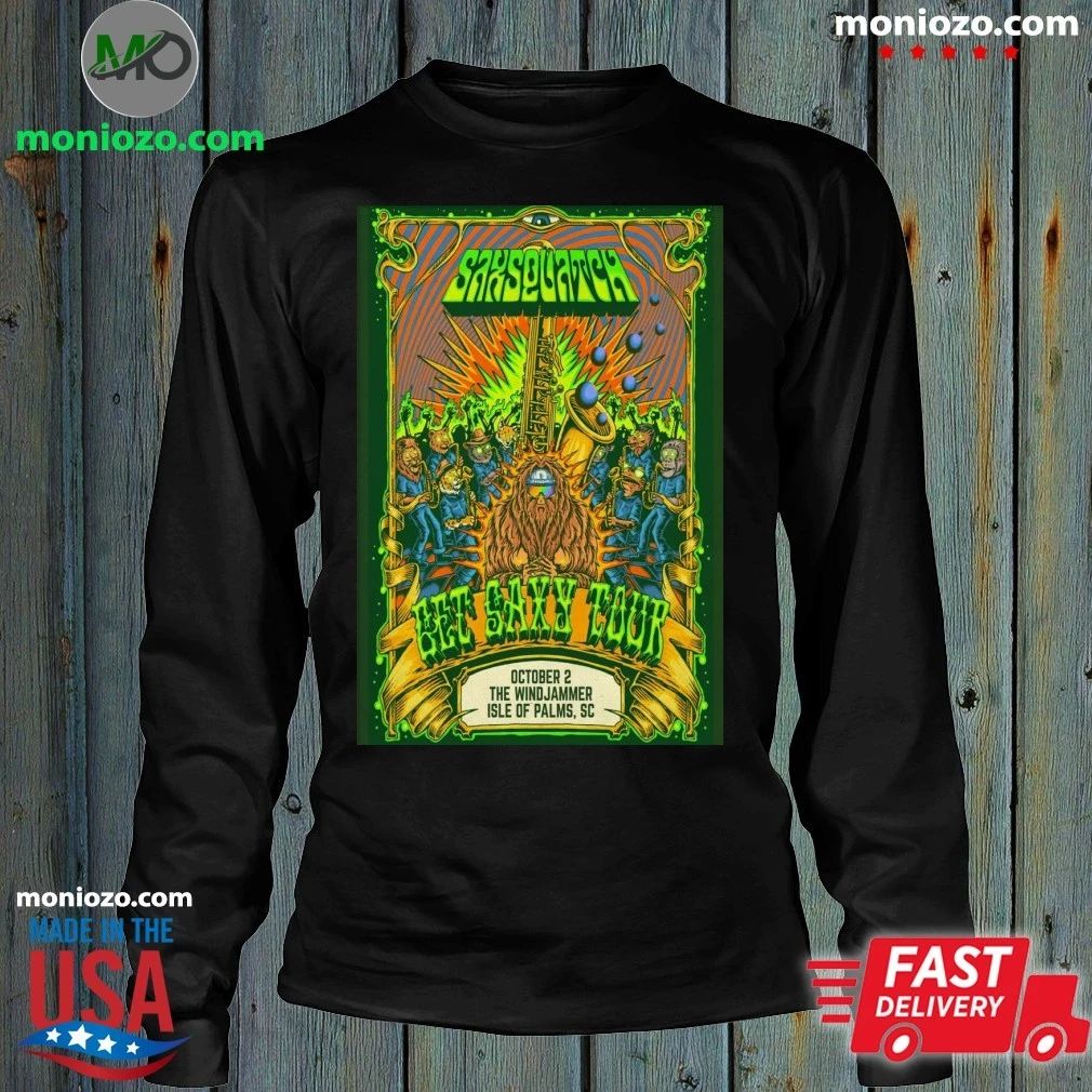 Original Saxsquatch The Windjammer Isle of Palms SC Oct 2, 2026 Poster Shirt