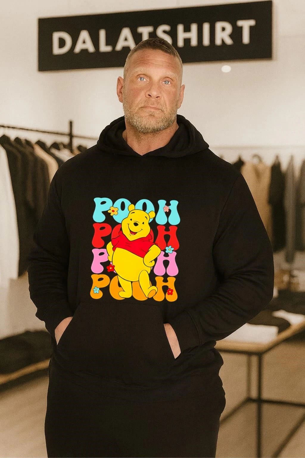 Pooh repeat cartoon cute shirt