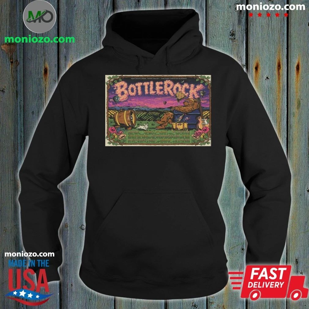 Original BottleRock Napa Valley Festival 2026 Poster Shirt