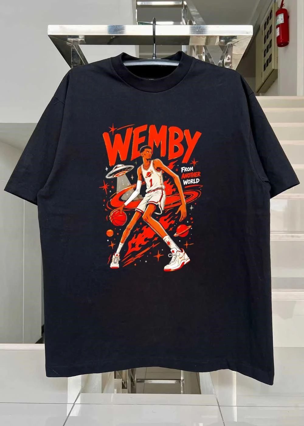 Wemby From Another World Victor Wembanyama Alien Basketball shirt