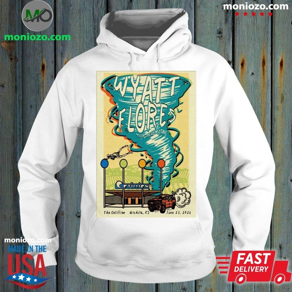 Original Wyatt Flores Tour The Cotillion in Wichita, KS 06.23.26 Poster Shirt
