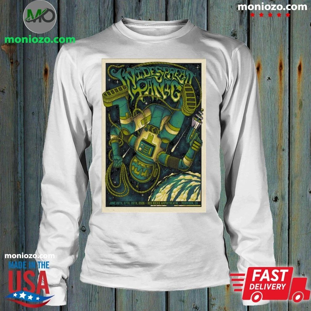 Original Widespread Panic Shows At Red Rocks Amphitheatre On June 26-28 2026 Poster T-Shirt