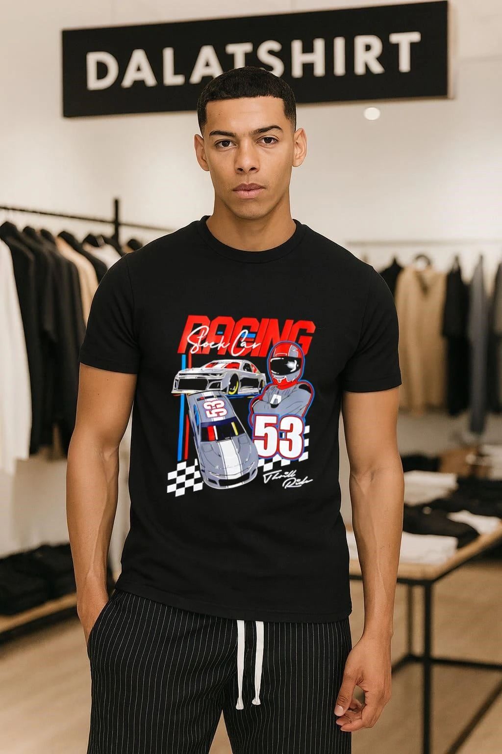 RACING stock car 53 shirt