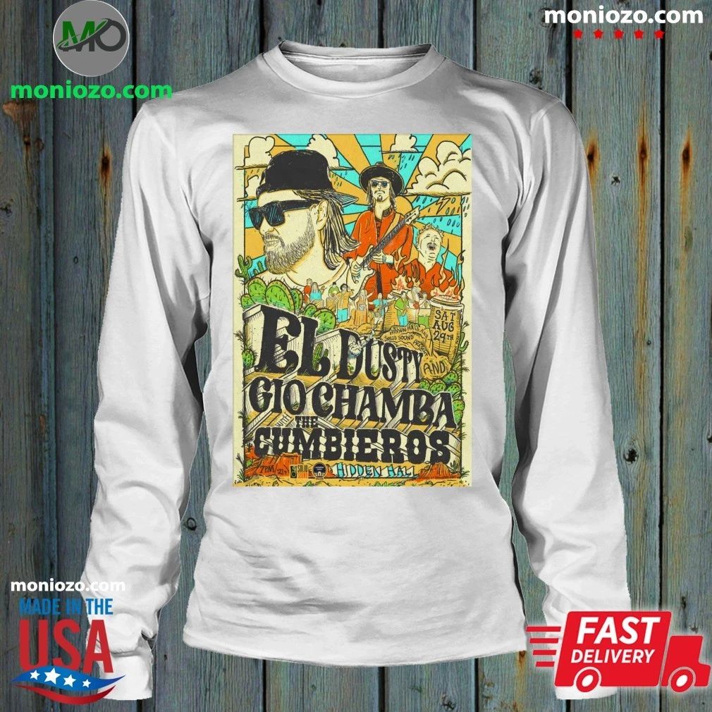 Original EL DUSTY And Gio Chamba In Seattle WA On Aug 29 2026 Tour Poster Shirt
