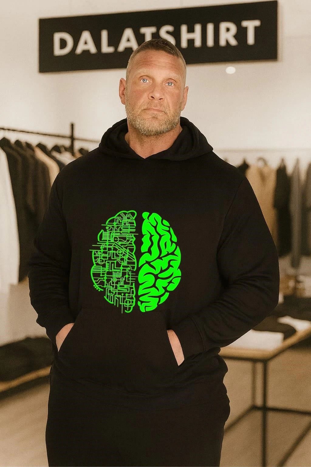 Human Brain Circuitry Mind vs Machine Dual Personality shirt