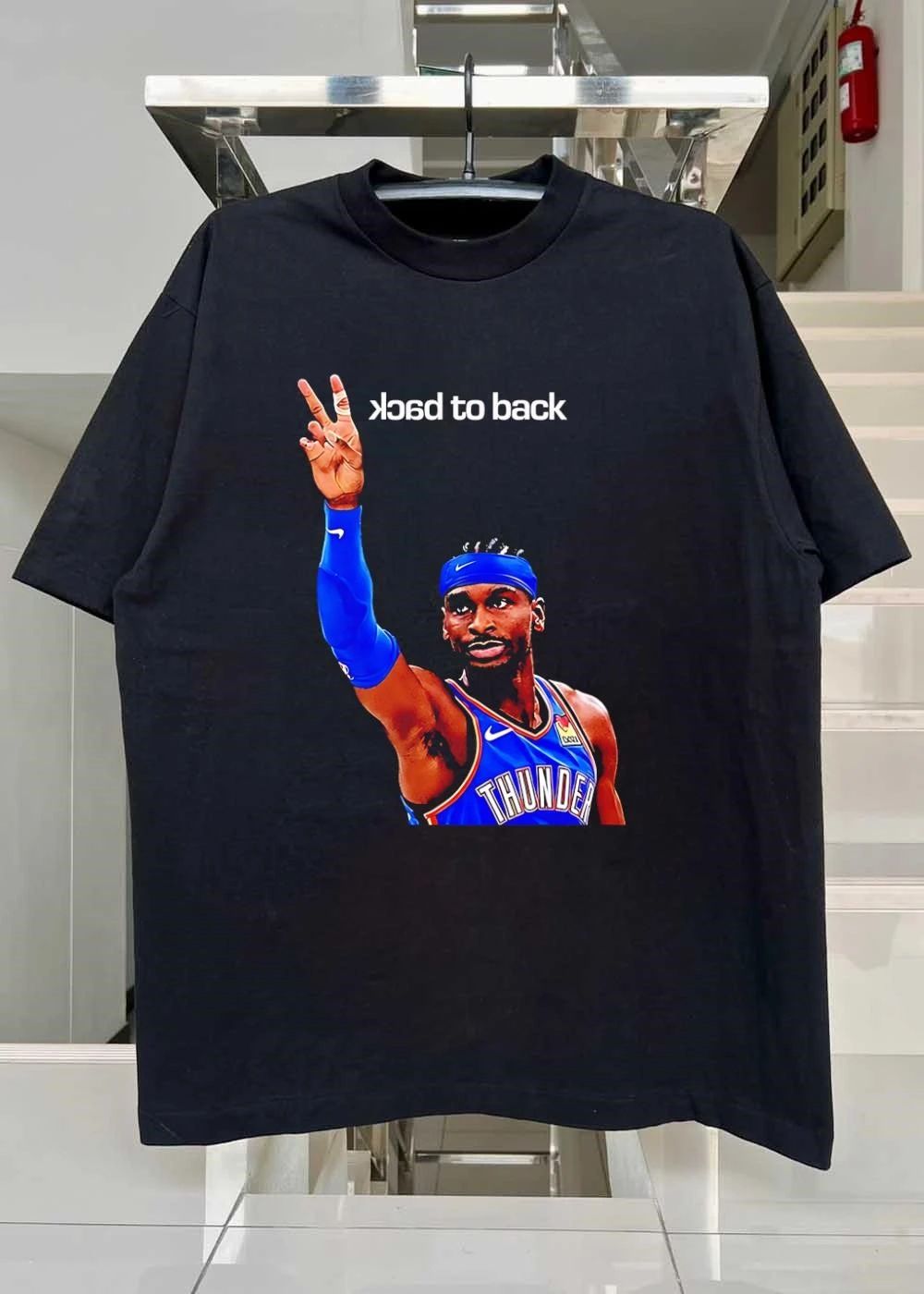 Shai Gilgeous-Alexander Two Back To Back Thunder T-Shirt