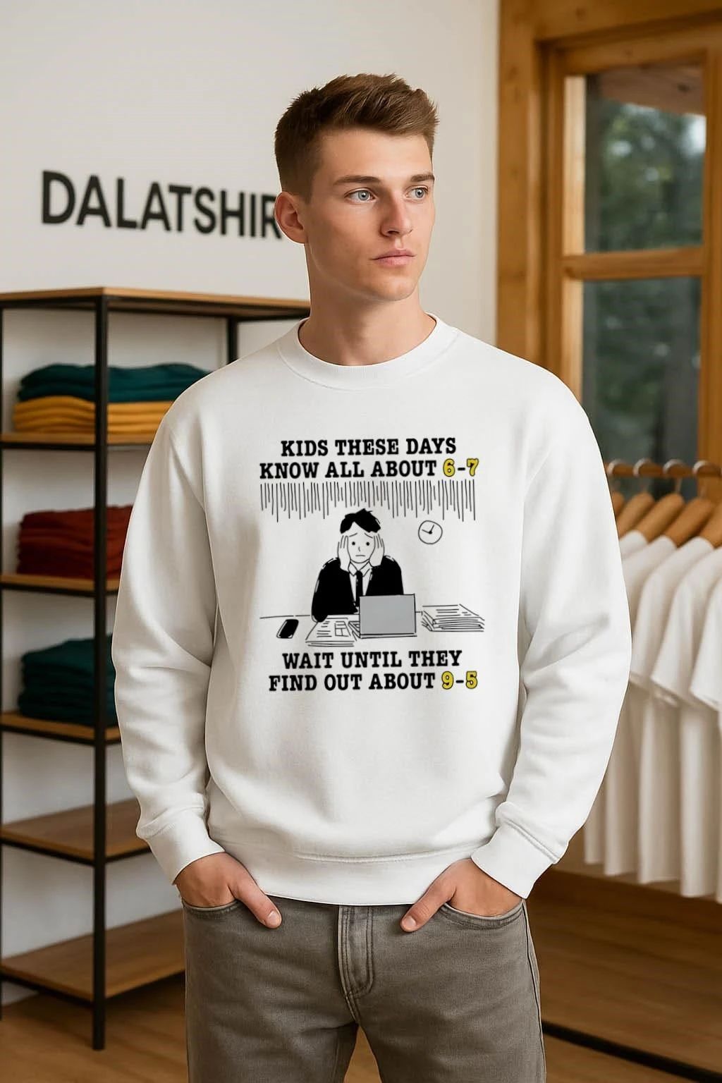 Kids These Days Know All About 6-7 Wait Until They Find Out About 9-5 shirt
