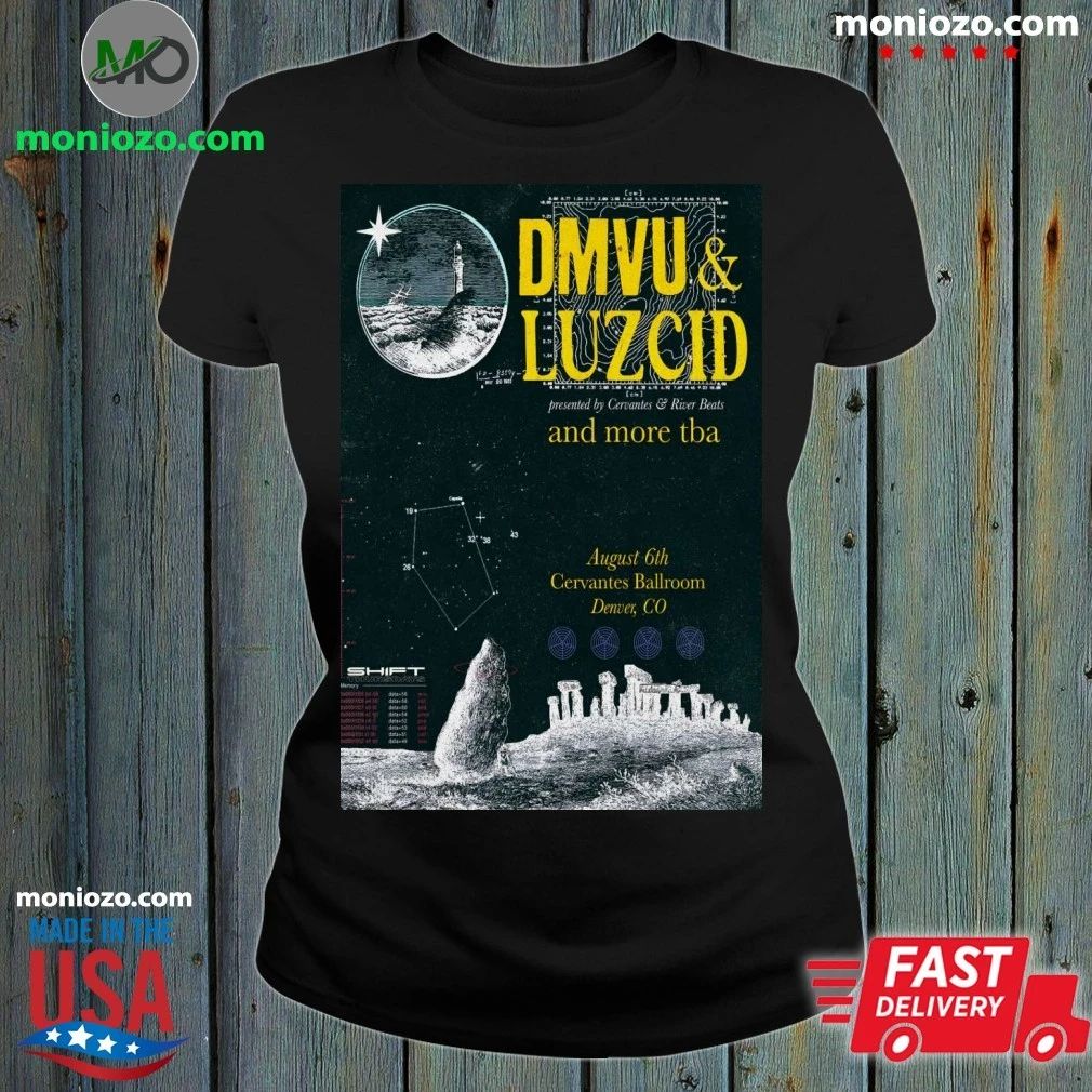 Original DMVU And LUZCID Denver CO 8 6 2026 Poster Shirt